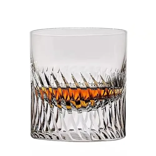 ロックグラス ウイスキーグラス ガラスコップ クリスタルガラス ハンドカット 260ml 8種類 高い屈折率 幾何光学 北欧風 ウォーターグラス ワイングラス ビアグラス 業務用 店舗用 家庭用 日常使い おしゃれ モダン シンプル 芸術性 誕生日 記念日