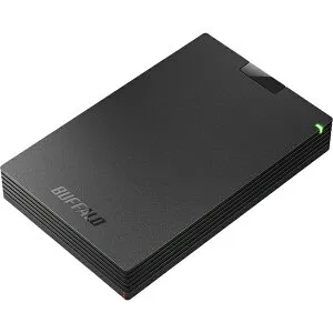 バッファロー HD-PCG2.0U3-GBA USB3.1(Gen.1)対応 ポータブルHDD スタンダードモデル ブラック 2TB