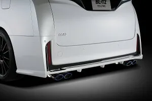 ブリッツ/BLITZ エアロスピードRコンセプト リアアンダースポイラー トヨタ ヴェルファイア TAHA40W,TAHA45W T24A-FTS 2023年06月～ 未塗装 FRP Rear and under spoiler