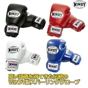 【24日20時～27日9:59まで|D・Pポイント10倍・G5倍・S・R2倍】WINDY(ウィンディ) トレーニンググローブ マジックテープ 黒 赤 白 青 8～16オンス ボクシング 空手 総合格闘技 格闘技 グローブ キック