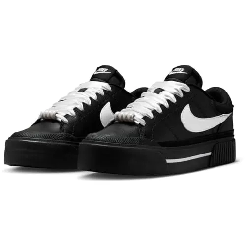 [ナイキ] コート レガシー リフト LE W Court Legacy Lift LE ブラック/ホワイト IR1388-001 22.5cm