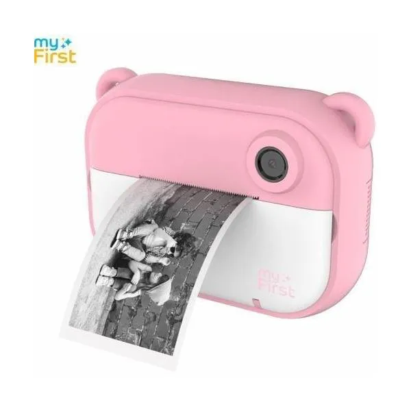 Oaxis オアキシス FC2401SA-PK01 myFirst Camera Insta II ピンク1200万画素 感熱紙ラベルプリンター機能付 動画撮影 microSD4GB付 FC2401SAPK01