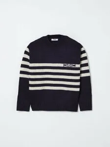 エムエスジーエム MSGM クルーネックジャンパー ニットウェア ガールズ ブルー Crew neck jumpers F5MSJGJP082 関税 送料無料 2025AW gi
