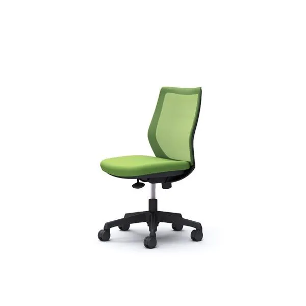 オフィスチェア デスクチェア オカムラ CG-M 肘無 背メッシュ ハンガー無 CG11ZRFZK5 ライムグリーン