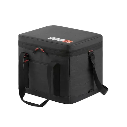 アイリスオーヤマ HUGEL エアロゲルソフトクーラーボックス 25L AGSC-25C チャコールグレー エアロゲル クーラーバッグ 超保冷 （5.1日保冷） 超冷却 折り畳み