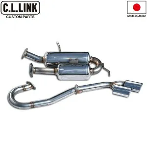 C.L.LINK/シーエルリンク【CL LINK】サイドダッシングマフラー ステンレス（サイド2本出し）ジムニー JB64W ※車検対応品 ※日本製