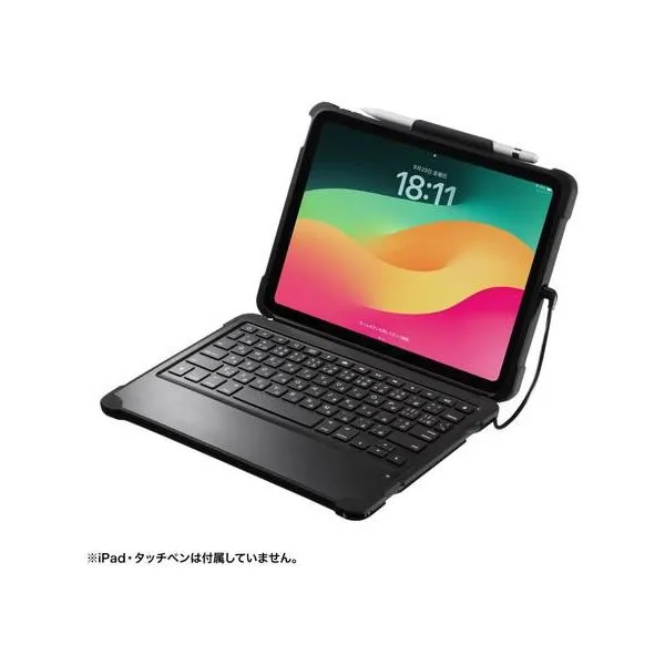 【お取り寄せ】サンワサプライ iPad 第10世代専用ケース付きキーボード SKB-IP6BK
