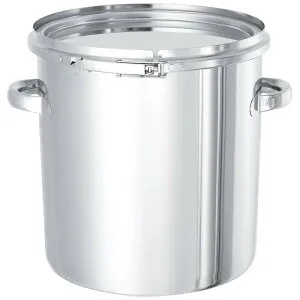 ★ポイント10倍★ 4/24~4/27 お買い物マラソン(要エントリー) 日東金属工業 テーパー型ステンレス密閉容器（バンド式） 150L TP-CTL-565 容器 ステンレス 産業用