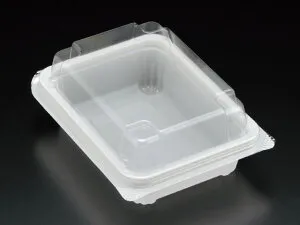 【1000枚】ユニコン LS-85-10 W スミ フードパック 弁当 お弁当 篏合 かちっと閉まる 00152952