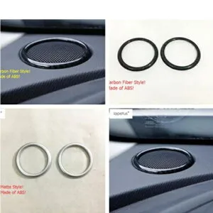 アクセサリー 適用: マツダ CX-3 CX3 2015-2021 ダッシュボード サイド ステレオ スピーカー オーディオ サウンド リング モールディング カバー キット トリム AL-PP-0751 AL Interior parts for cars