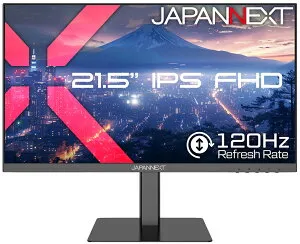 JAPANNEXT｜ジャパンネクスト 液晶ディスプレイ(21.5型/IPS(ADS)/FullHD 1920×1080/120Hz/14ms/HDR/HDMI1.4/DP1.2/VESA)(ブラック) JN-215IPS120F-HSP