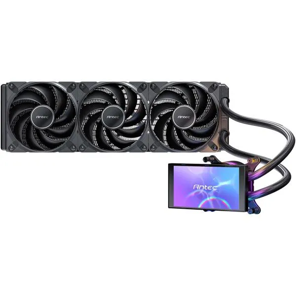 Antec アンテック 360°回転可能な5インチIPSディスプレイ搭載水冷一体型ユニット Vortex View 360