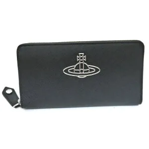 Vivienne Westwood/ヴィヴィアンウエストウッド ラウンド長財布 SAFFIANO51050003-L001N ブラック