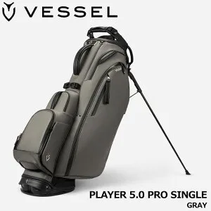 ベゼル プレイヤー5.0 プロ スタンド キャディバッグ シングルストラップ グレー 9.5型 約3.8Kg PLAYER 5.0 PRO STAND GRAY SINGLE VESSEL