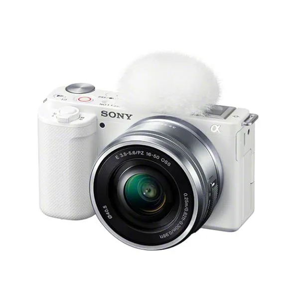即納在庫あり ＳＯＮＹ デジタル一眼カメラα VLOGCAM ZV-E10L W (ホワイト)(パワーズームレンズキット_SELP1650)