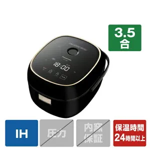 パナソニック IH炊飯ジャー(3．5合炊き) ブラック SR-KT060-K [SRKT060K]【RNH】【MPAP】