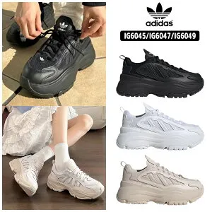 ☆送料無料☆ アディダス スニーカー IG6045 IG6047 IG6049 ADIDAS ORIGINALS OZGAIA アディダス オリジナルス オズガイヤ シューズ 靴 厚底 レディース BLACK ホワイト ピンク 韓国アディダス 【韓国正規品