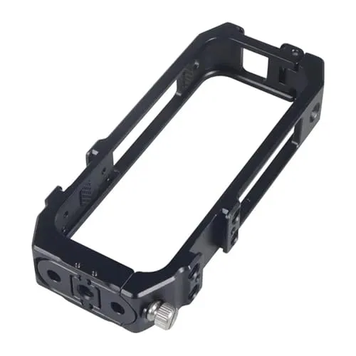 互換性がありますInsta360 ONE X2カメラ用メタルケージ、コールドシューマウント付きアルミ合金保護フレーム(X2 rabbit cage)
