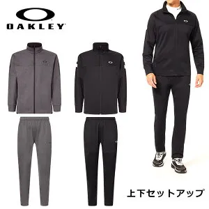 オークリー セットアップ 上下セット スウェット ジャージ OAKLEY JACKET/PANTS UPF50+ XLサイズあり oa535
