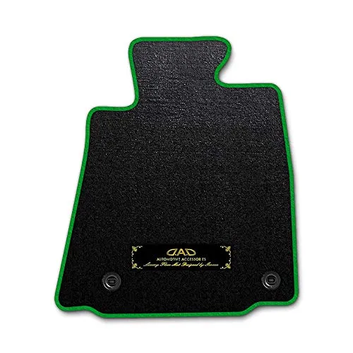 DAD ギャルソン D.A.D エグゼクティブ フロアマット DAIHATSU (ダイハツ) Tanto タント Tanto custom タントカスタム 型式: L350S/360S 1台分 GARSON エレガントデザインブラック/オーバーロック(ふち