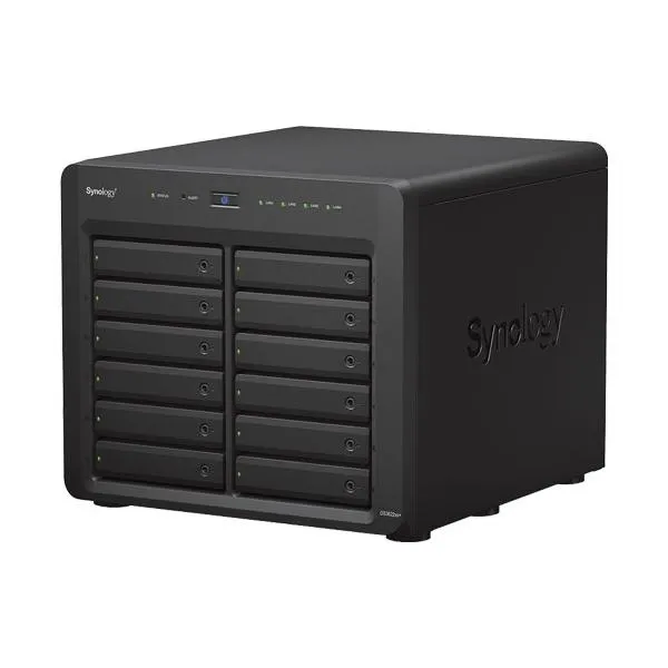 NAS Synology DS3622xs+ [DiskStation 12ベイ NAS 6コアXeon D-1531 16GBメモリ 10GbE x 2 + GbEｘ2 PCIe拡張 SATA対応]