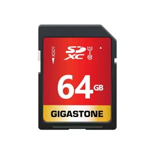 【5】GIGASTONE 64GB SDカード SDXC UHS-I U1 C10 80MB/s メモリーカード フルHD ビデオ デジタルカメラ 高速記録 ミニケース1個付き