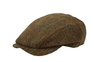 Wigensヴィゲンズ Harris Tweed ハリスツィード メンズ ハンチング スエーデン 王室御用達 Ivy Contemporary Cap 55cm～61cm ブラウン茶系 正規品 インポート ウール 厚手 防寒 男性 紳士 帽子 30代 40代 50代
