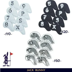 【NEW】Jack Bunny!! by PEARLY GATESジャックバニー!! ＝BASIC COLLECTION＝アイアン用ヘッドカバー/セパレートタイプ8個セット 262-5284910/25C【正規品】