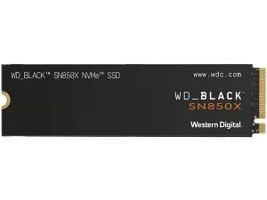 Western Digital ウエスタンデジタル WDS100T2X0E [ WD BLACK M.2 SSD 内蔵 1TB NVMe PCIe Gen4 x4 (読取り最大 7300MB/s 書込み最大 6300MB/s) ゲーミング PC メーカー保証5年 ] SN850X