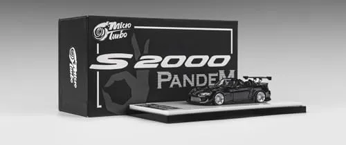 1/64 Micro Turbo ホンダ S2000 rocket bunny ロケバニ メタリックブラック [並行輸入品]