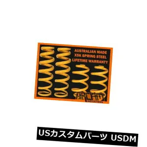 サスペンション スプリング リア HOLDEN COMMODORE VF V8セダン2013-16フロント＆amp; A 後部30mm上昇キングコイルスプリング HOLDEN COMMODORE VF V8 SEDAN 2013-16 FRONT REAR 30mm RAISED KING COIL SPRINGS 【並行輸入品】