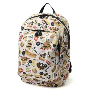 【条件達成で最大10万ポイント獲得のチャンス！4/20～4/30】チャムス CHUMS バックパック メンズ レディース リサイクルアウトバックデイパック CH60-3846-FAST FOOD