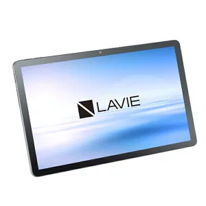 NEC PC-T1055KAS LAVIE Tab T10 T1055/ KAS ルナグレー/ CPU：Mediatek Helio G85/ メモリ：4GB/ ストレージタイプ：eMMC・128GB/ OS：Android 14/ 10.1型/ SIMスロット：無し