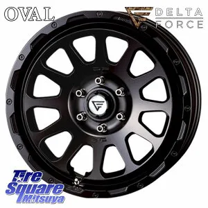 DELTA FORCE デルタフォース オーバル ランドクルーザー専用 ホイール 18インチ 18 X 8.0J(M14) +52 6穴 139.7 ホイールのみ 4本価格 ランクル300 ランクル250