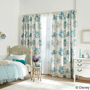 【送料無料】 既製カーテン ディズニーホームシリーズEDTION.11フローズン／アイスプルーム100x200cm