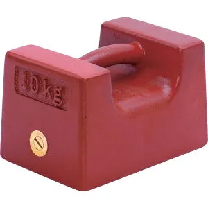 【エントリーで最大全額ポイント還元｜5/6まで】 トラスコ中山｜TRUSCO NAKAYAMA TRUSCO M2級 鋳鉄製枕型分銅 10kg M2RW-10KG