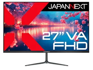 【送料無料】JAPANNEXT JN-V27FHD 液晶ディスプレイ 27型/ 1920×1080/ HDMI×1、VGA×1/ ブラック/ スピーカー有/ 2年保証【在庫目安:僅少】