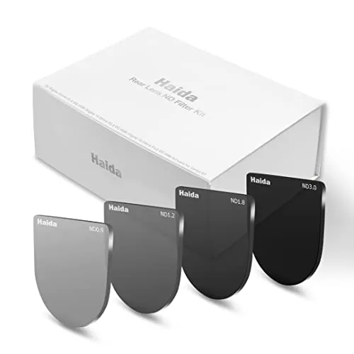 Haida リアレンズ NDフィルターキット ND0.9/1.2/1.8/3.0 Sigma 14mm F1.8 DG / 14-24mm F2.8/4.0 DGHSM アートレンズ Canon EF用 (アダプターリング付き)