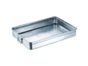 SUGICO スギコ産業 18-8ステンレス番重バット 特大浅型 手付 660x440x90 SH-6644-09H