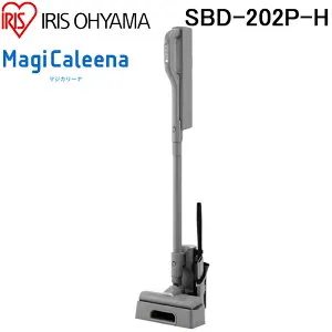 (LINEクーポン有)アイリスオーヤマ SBD-202P-H 充電式紙パックスティッククリーナー マジカリーナ グレー 掃除機 MagiCaleena 家電 IRIS OHYAMA