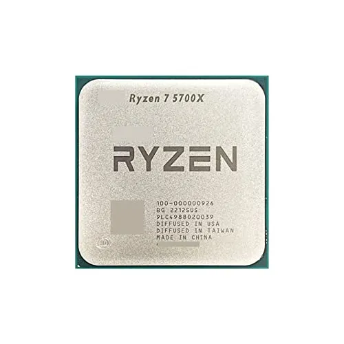 CPU Ryzen 7 5700X R7 5700X CPUプロセッサー 3.4 GHz 8コア 16スレッド 7NM L3=32M ソケット AM4 CPU プロセッサー レスポンシブでパワフル