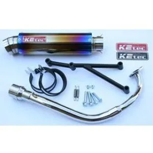 K2-tec アドレスV125/S GP-R 年式 2008年までアドレス125/G（O2センサー無） 仕様 STD チタンサイレンサー 出口形状 3ピースタイプ 8v125-gps3-ti ケイツーテック マフラー本体 アドレスV125/S アドレス…