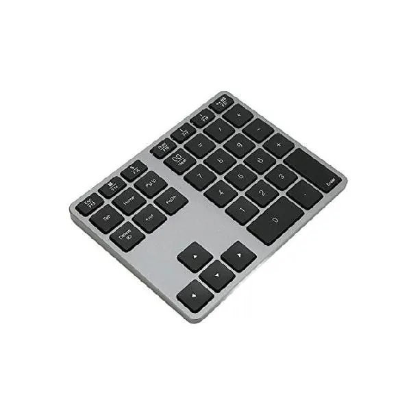 Sxhlseller 35 Keys Number Pad with BT5.0 Connection, Scissor Switch Keys, Aluminum Alloy Case, Type C for Desktop Laptop Tablet_並行輸入