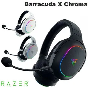 【国内正規品】 Razer Barracuda X Chroma 2.4GHz / Bluetooth 5.2 ワイヤレス ワイヤレスマルチプラットフォーム ゲーミングヘッドセット レーザー (ヘッドセット RFワイヤレス) バラクーダ rnl26
