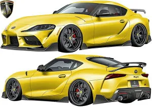 【M's】トヨタ GR スープラ RZ SZ-R SZ (2019.05-) AIMGAIN SPORT フルキット 7点 (タイプ1)／／エイムゲイン FRP エアロ フルエアロ エアロキット エアロセット フルセット B58 B48 DB42 DB22 DB82 TOYOTA SUPRA GRス