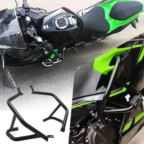 Midimttop モーターサイクルバンパーフレーム保護エンジンガードクラッシュバーアクセサリー適用車種川崎/カワサキNinja 400 / Ninja 250忍者400 250 2018 2019 2020 2021 2022 2023 2024