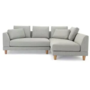 NDstyle オルビア 230カウチソファ OLB-SF140+SF140脚2タイプ選択布張り・カバーリング式 5色対応張地：ウォッシャブル自宅で手洗い可送料無料(玄関前まで)東北・九州・北海道・沖縄・離島を除く