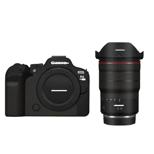 Mebont カメラアクセサリー ステッカー Canon EOS R6 Mark II + RF 15-35mm F2.8 L IS USM 対応 カメラレンズセットに適合する保護装飾ステッカーで、耐擦傷性、耐摩耗性を備えたカメラレンズスキン保護フィルム、