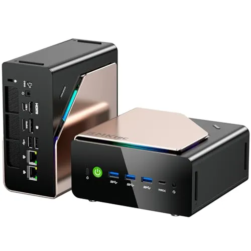 GMKtec EVO-T1 AI ミニPC【第14世代】Intel Core U9 285H搭載 最 大5.4GHz【64G+2TB PCIe 4.0 SSD】 Arc GPU+NPU 99TOPS対応 Win11 Pro AIクリエイション/OCulin