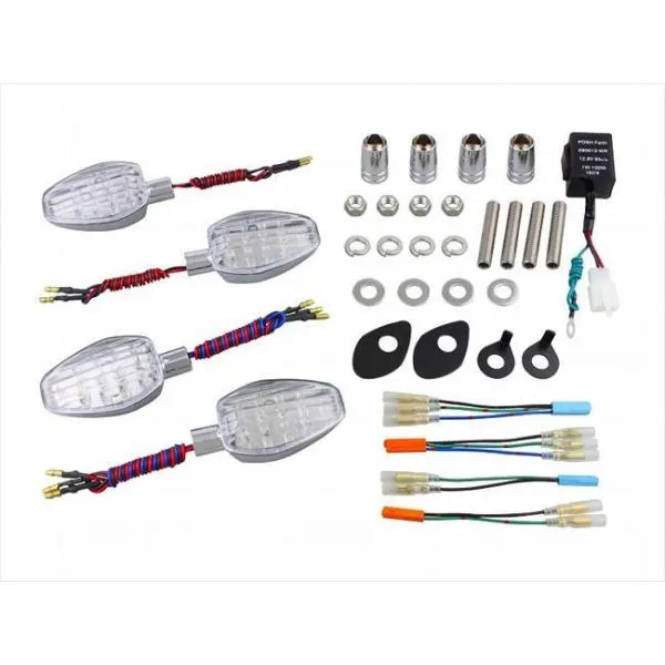 4945716526528 LWLEDウインカーキット メッキ／クリア VTR250 09- 152652 POSH FAITH ポッシュ フェイス